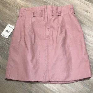 Free People Faux Leather Skirt